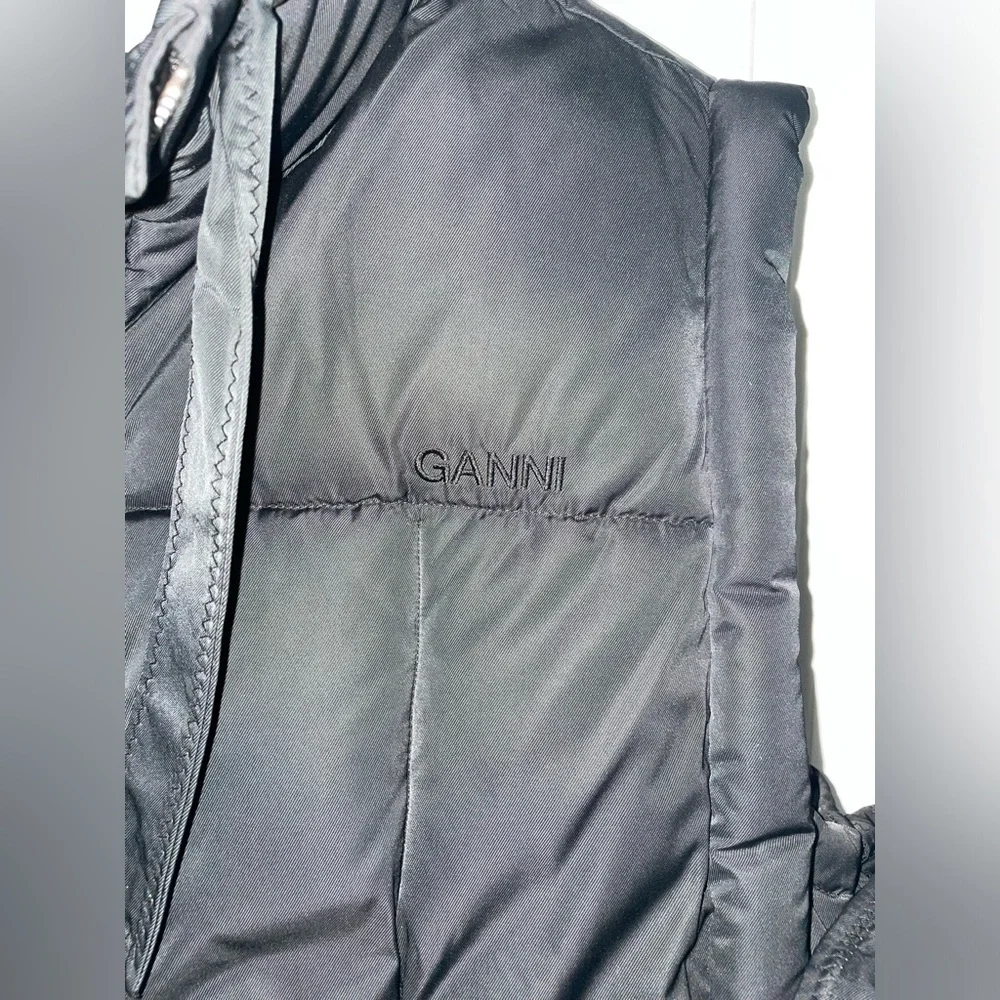 Ganni Tie Puffer Vest - Picture 4 of 16